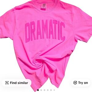 Pink dramatic Graphic T-Shirt